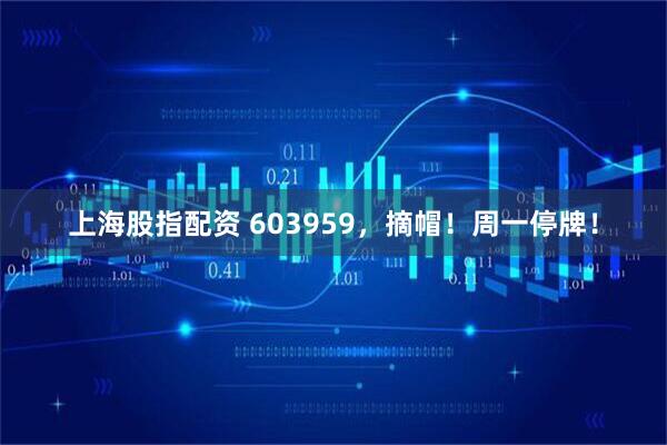 上海股指配资 603959，摘帽！周一停牌！