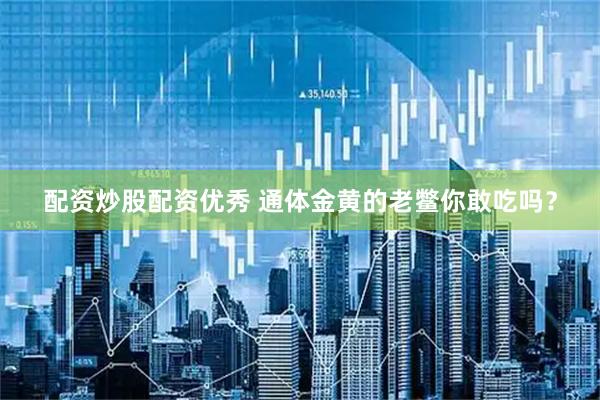 配资炒股配资优秀 通体金黄的老鳖你敢吃吗？